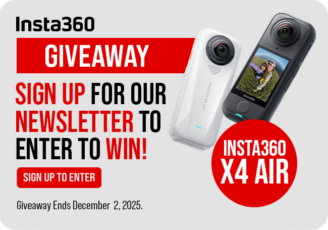 Insta360 X4 AIR Giveaway