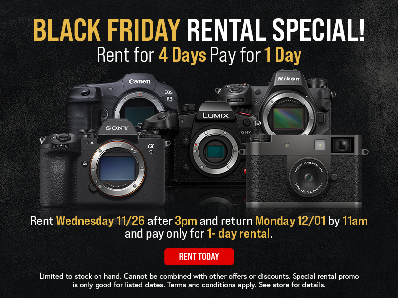 Black Friday Rental Special