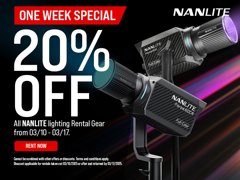 Nanlite Rental Week