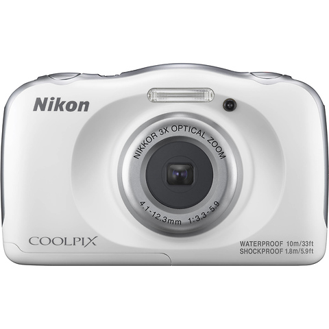 COOLPIX W100 Digital Camera (White) Image 0