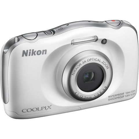 COOLPIX W100 Digital Camera (White) Image 1