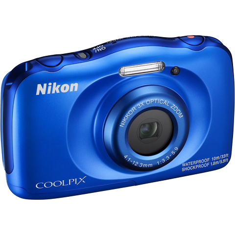 COOLPIX W100 Digital Camera (Blue) Image 1