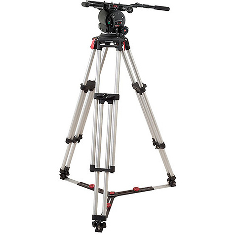 120EX Fluid Head & Cine HD Mitchell Top Tripod with Ground Spreader Image 0