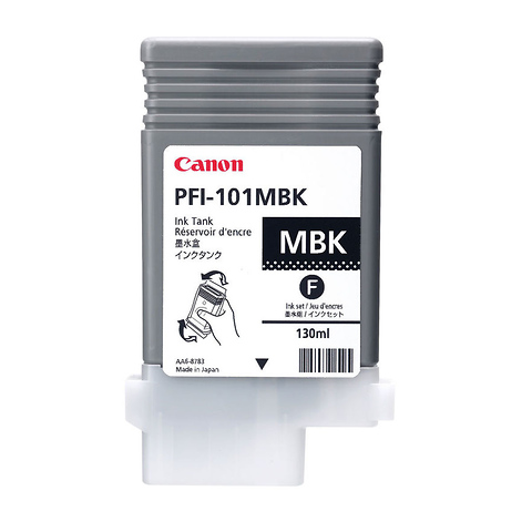 PFI-101MBK Matte Black Ink Tank for Canon iPF5000 Printer Image 0