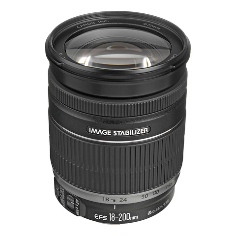 EF-S 18-200mm f/3.5-5.6 IS Autofocus Lens (Open Box) Image 0
