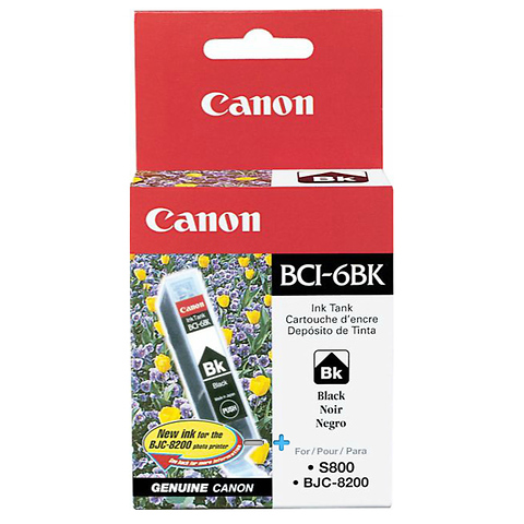 BCI-6BK Black Ink Cartridge Image 0