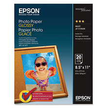 Photo Quality Glossy Paper 8.5 x 11in. (20 sheets) Image 0