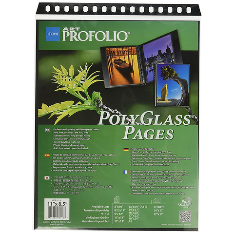 PolyGlass Pages Refill Horizontal Sheets 8.5 x 11 in. 10 Pcs Per Pack Image 0