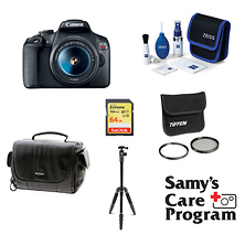 EOS Rebel T7 Digital SLR Camera with 18-55mm Lens with DELUXE Accessory Outfit Image 0