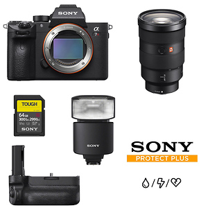 Alpha a7R IIIA Mirrorless Digital Camera Body w/Sony FE 24-70mm f/2.8 GM Lens and with Sony Accessories
