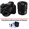 Lumix DC-S5 II Mirrorless Digital Camera with 20-60mm Lens (Black) and Lumix S 85mm f/1.8 Lens Thumbnail 0