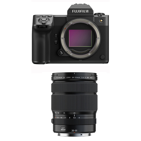 GFX 100 II Medium Format Mirrorless Camera Body with GF 20-35mm f/4 R WR Lens Image 0