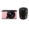 Lumix DC-S9 Mirrorless Digital Camera with 18-40mm Lens (Sakura Pink) and Lumix S 50mm f/1.8 Lens Thumbnail 0