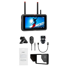 Ninja TX 5.2 in. HDR Touchscreen Camera Monitor/Recorder HDMI/12G-SDI Wi-fi Enabled with Creator Accessory Kit Image 0