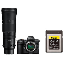 Z 8 Mirrorless Digital Camera with 180-600mm f/5.6-6.3 Lens and Nikon 64GB XQD Memory Card Image 0
