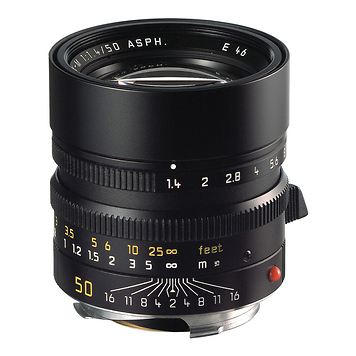 50mm f/1.4 Summilux M Aspherical Manual Focus Lens (Black)
