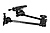 196B-2 2-Section Single Articulated Arm with Bracket