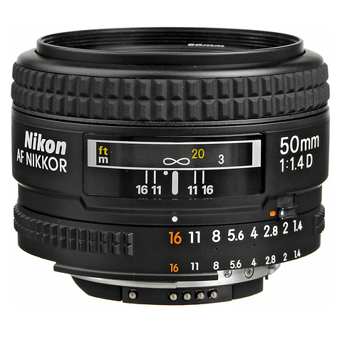 AF Nikkor 50mm f/1.4D Autofocus Lens Image 0