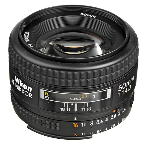 AF Nikkor 50mm f/1.4D Autofocus Lens Image 1
