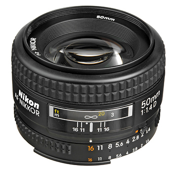 AF Nikkor 50mm f/1.4D Autofocus Lens