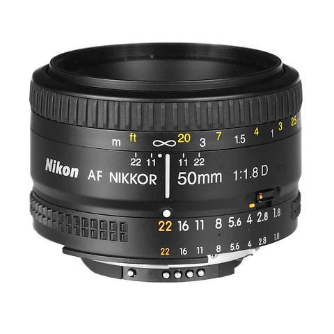 AF Nikkor 50mm f/1.8D Autofocus Lens Pre-Owned Image 0