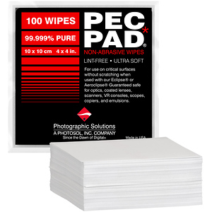 4x4in PEC-PAD Photowipes (100 Sheets)