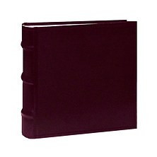 Sewn Bonded Leather Book Bound Bi-Directional Photo Album (Assorted Color) Image 0