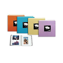 4x6 200 Pocket Fabric Frame Cover Photo Album (Random Color Chosen) Image 0