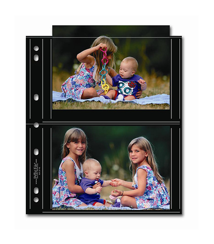 57-4S Photo Page - Black (25 pack) Image 0