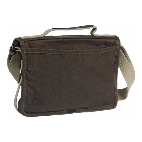 F-803 Waxwear Camera Satchel Shoulder Bag (Brown) Image 2