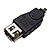 Firewire Adapter 6 Pin Female to 4 Pin Male
