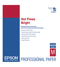 Hot Press Bright Smooth Matte Paper, 8.5 x 11in. (25 Sheets) Image 0