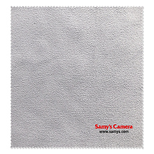 7 x 7.5 in. Clearlens Chamois Micro-Fiber Cleaning Cloth (Grey) Image 0