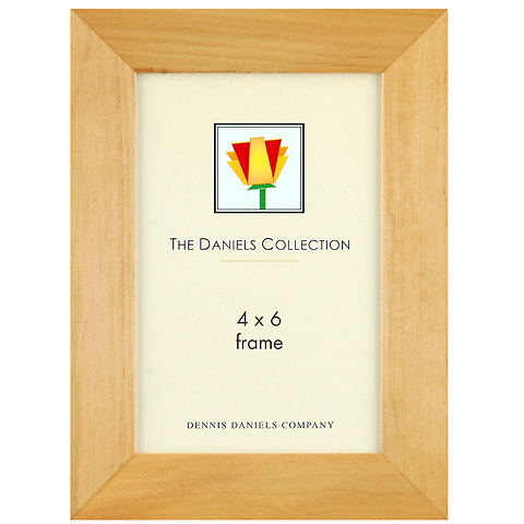 Angled Molding Picture Frame 4 x 6 in. Natural Blonde Image 0
