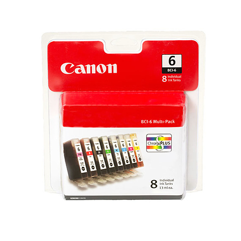 BCI-6 Ink Cartridge Multi Pack (8 Cartridges) Image 0