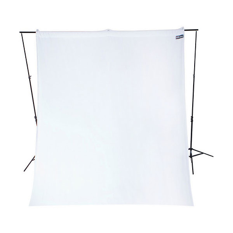 9 x 10 ft. Wrinkle-Resistant Cotton Backdrop (Hi Key White) Image 0