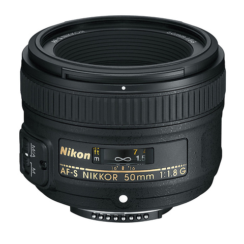 AF-S Nikkor 50mm f/1.8G Lens Image 0