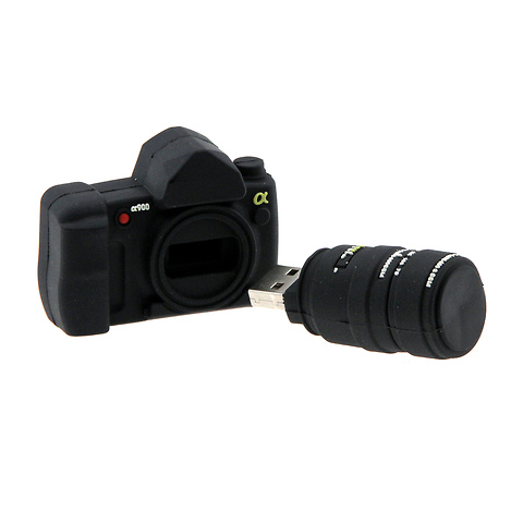 Mini Silicone Camera 8gb USB 2.0 Flash Drive Image 1