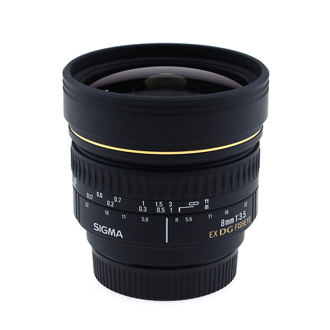 8mm f/3.5 EX DG Circular Fisheye AF Lens - Nikon - Open Box Image 0