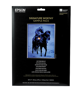 8.5 x 11in. Signature Worthy Sample Pack - 14 Sheets