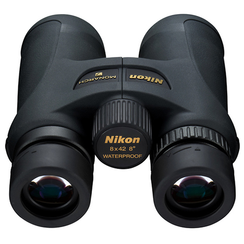 8x42 Binocular Monarch 7 (Black/Green) Image 0