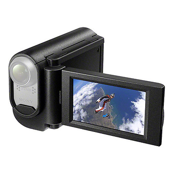 Grip-Style LCD Unit for Action Camcorder