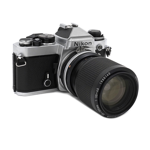 FE 35mm SLR Film Camera Body w/ 35-105mm AIS Lens - Pre-Owned Image 0