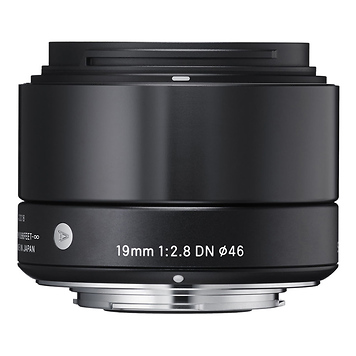 19mm f/2.8 DN Lens for Sony E Mount Micro 4/3's (Black)