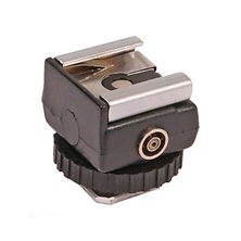Hot Shoe to PC with 1/4-20 Female Thread Adapter Image 0