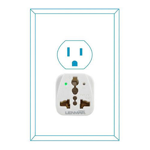 Ultra Compact All-in-One Travel Adapter Image 1