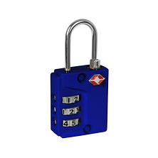 3 Dial Combination TSA Lock (Navy Blue) Image 0