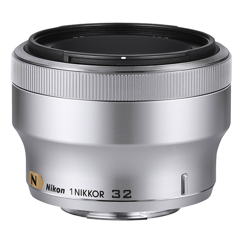 1 NIKKOR 32mm f/1.2 Lens - Silver (Open Box) Image 0