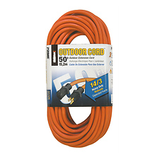 Heavy Duty Outdoor Extension Cords 50ft. 14/3 (Orange) Image 0