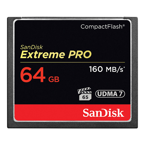 64GB Extreme Pro CompactFlash Memory Card (160MB/s) Image 0